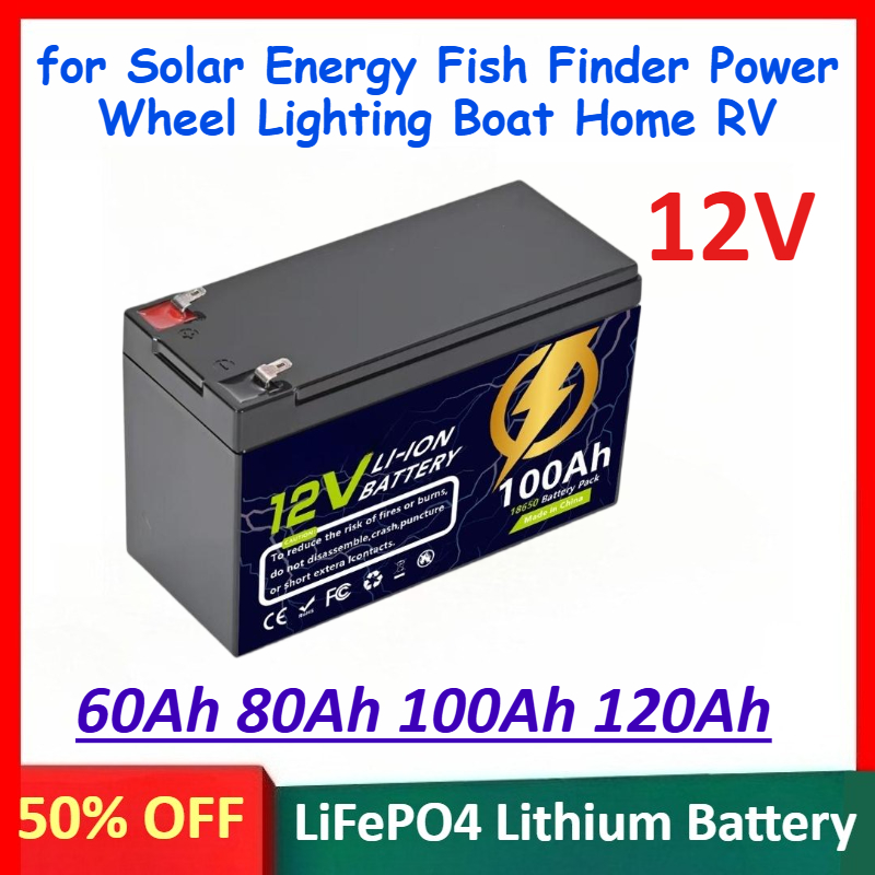 12V 60Ah 80Ah 100Ah 120Ah LiFe - Renewable Energy House avaliação e preço
