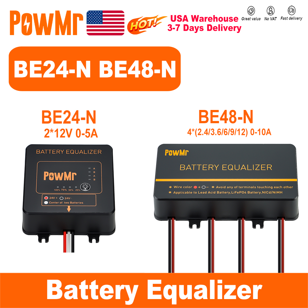 PowMr USA 24V 48V Battery Equa - Renewable Energy House avaliação e preço