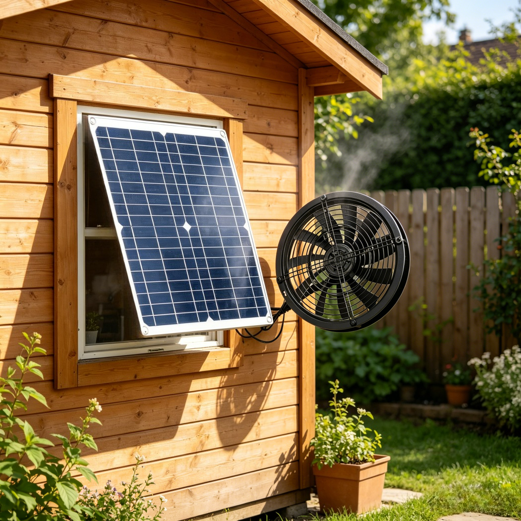 NEW 6 Inch Solar Exhaust Fan K - Renewable Energy House avaliação e preço