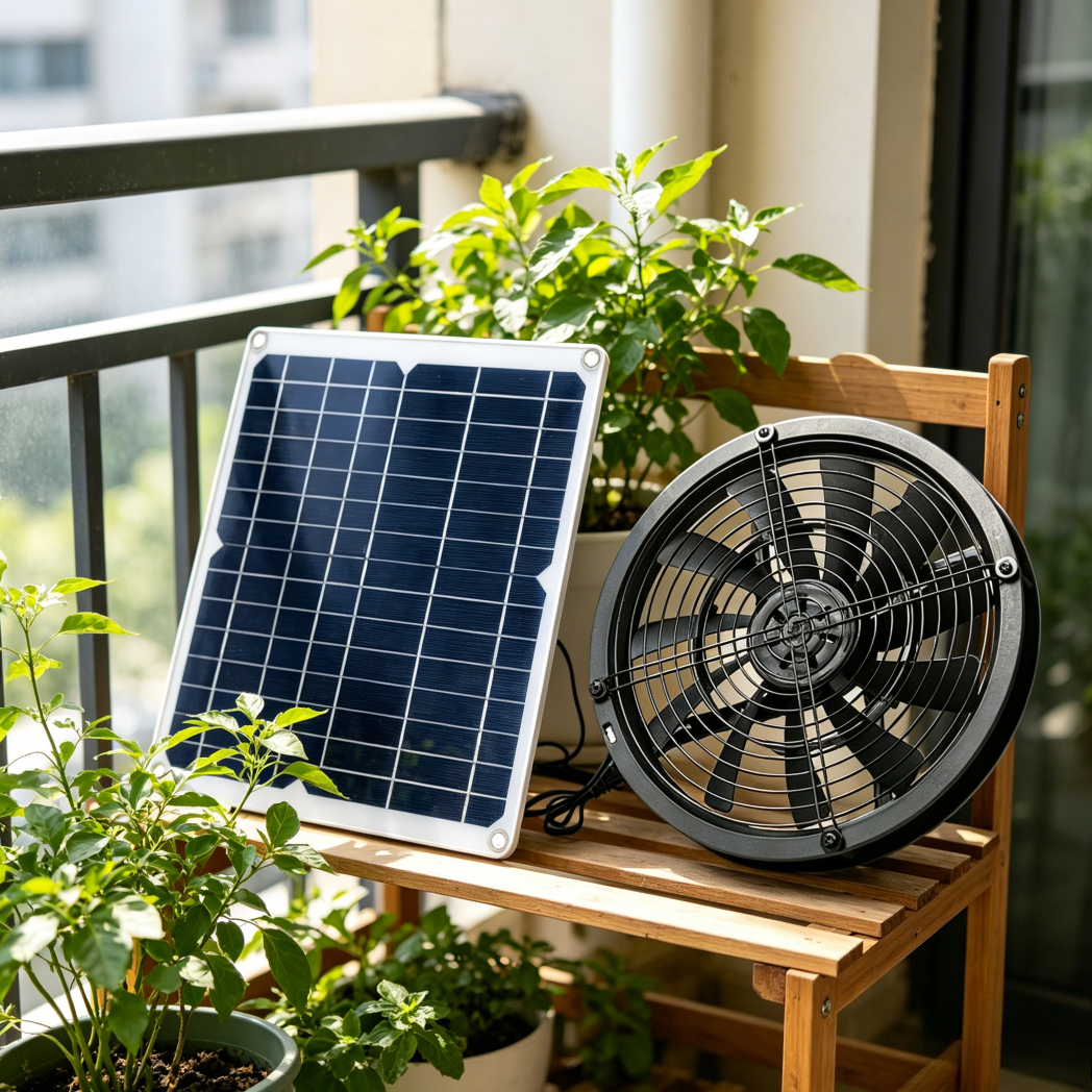 NEW 6 Inch Solar Exhaust Fan K - Renewable Energy House avaliação e preço