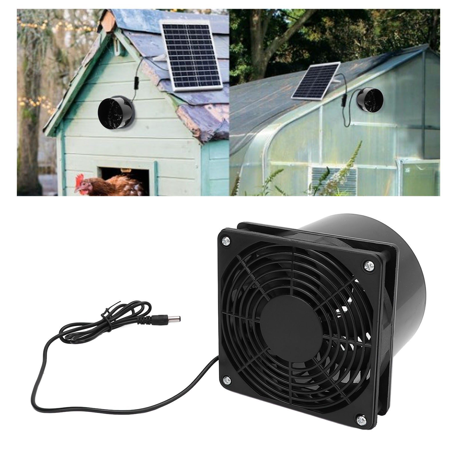 5W Solar Powered Fan Kit With  - Renewable Energy House avaliação e preço