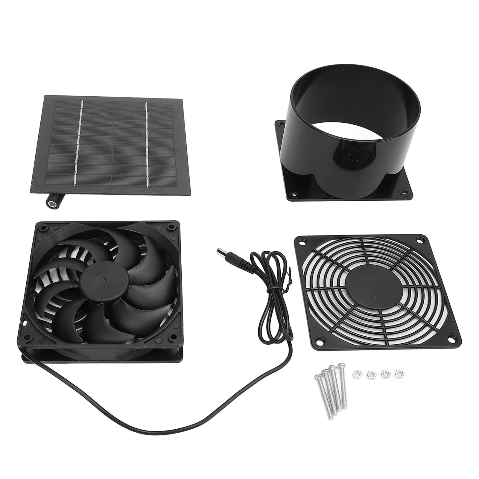 5W Solar Powered Fan Kit With  - Renewable Energy House avaliação e preço