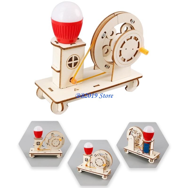 Q0KB Creative Wooden Hand Cran - Renewable Energy Growth avaliação e preço