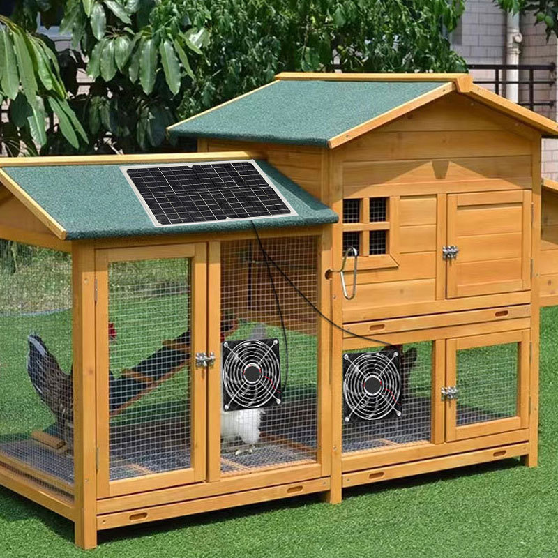 15W Solar Powered Dual Cooling - Renewable Energy House avaliação e preço