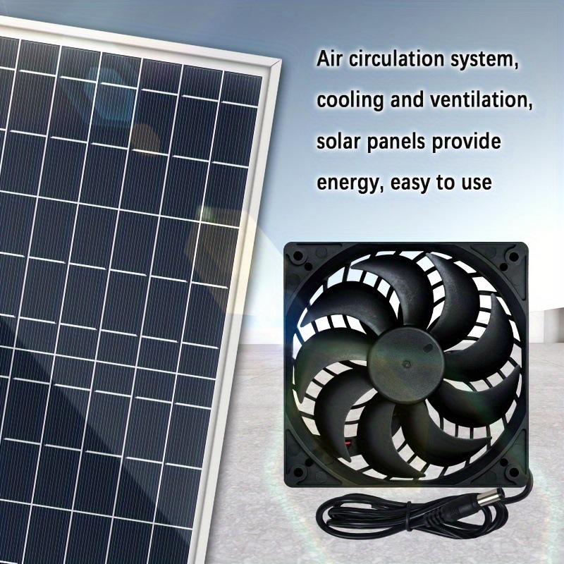 15W Solar Powered Dual Cooling - Renewable Energy House avaliação e preço